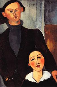Amedeo Modigliani Jacques and Berthe Lipchitz oil painting image